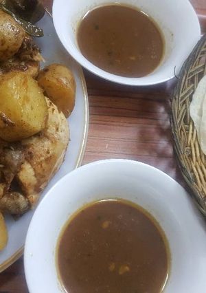 صورة لوصفة دجاج حنيذ بقدر الضغط