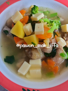Foto resep Sup ayam keju