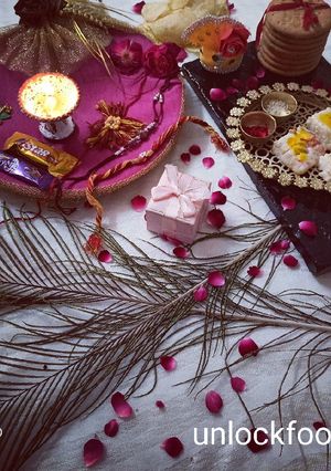A picture of Raksha Bandhan Steam Sandesh.