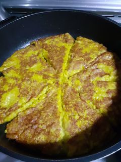 عکسی از دستور کوکو سیب زمینی با سیب زمینی خام