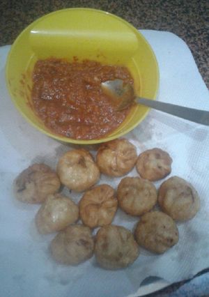 A picture of Fried Momos.