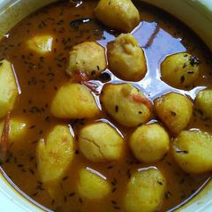 Arbi Potatoes curry A picture of Arbi Potatoes curry.