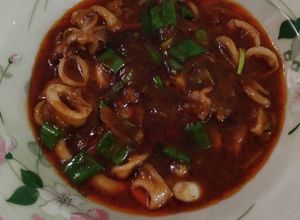 Foto resep Cumi saos padang ky seafood pinggirjalan
