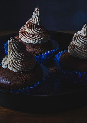 A picture of Vegan Coffee Cupcakes.