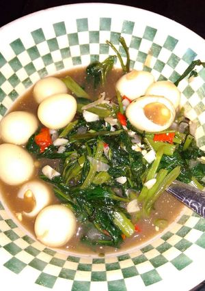 Foto resep Tumis Kangkung Telur Puyuh