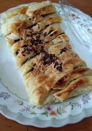 Foto resep Strudel Pisang Coklat Keju / Pastry isi piscok keju