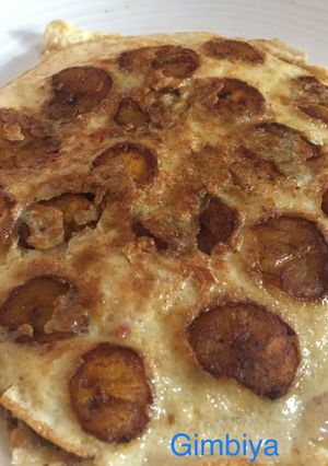 A picture of Plantain fritata.