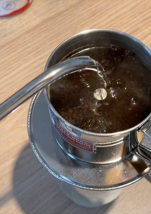 A picture of Vietnamese Coffee.