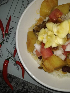 A picture of Vegan curry.
