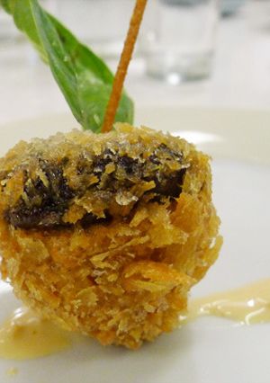 酥炸陀螺菇配缸底韃靼醬（豆油伯缸底醬油食譜） 的食譜成品照片