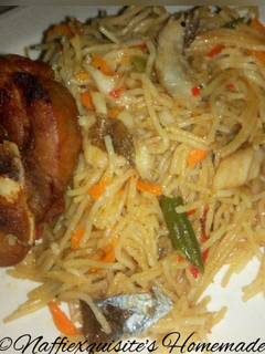 A picture of Coconuty Spaghetti.