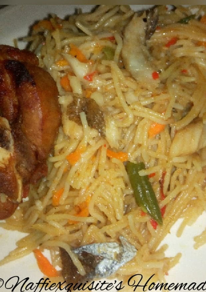 A picture of Coconuty Spaghetti.