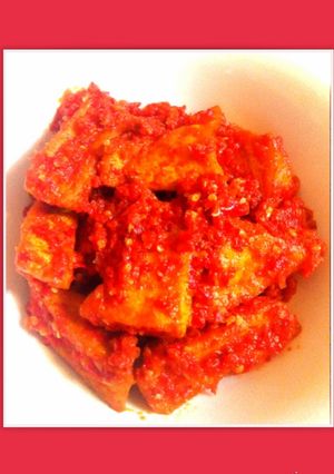 Foto resep Tahu Kuning Goreng Sambal