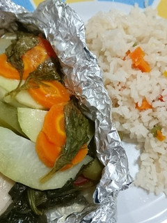 Una foto de Pescado empapelado