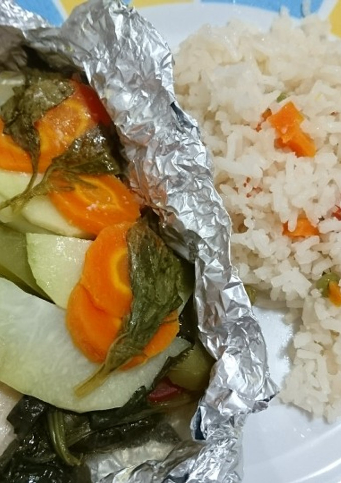 Una foto de Pescado empapelado