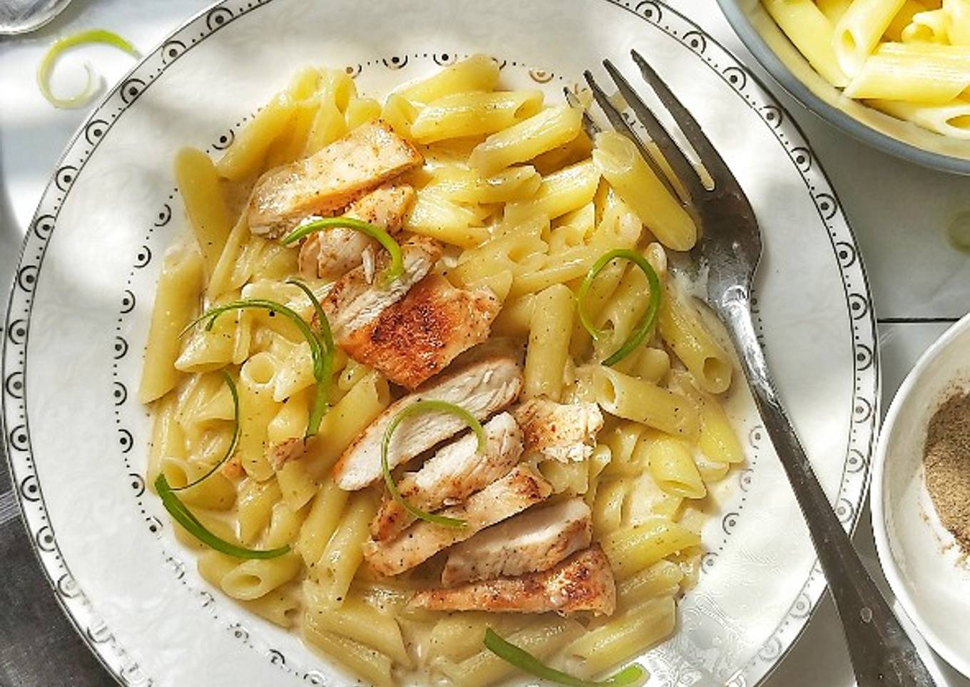 Creamy Lemon butter Chicken pasta