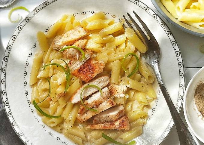 Creamy Lemon butter Chicken pasta Recipe by Sanober Danish - Cookpad