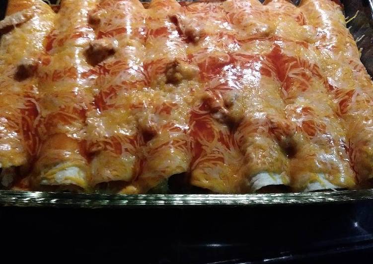 Simple Way to Prepare Any-night-of-the-week Crock pot Chicken enchiladas