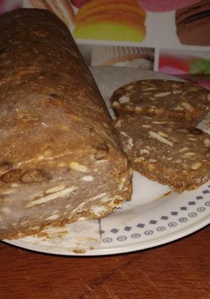 Una foto de Salchichón dulce con manzana rallada