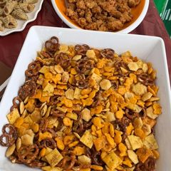 Baked Snack Mix A picture of Baked Snack Mix.