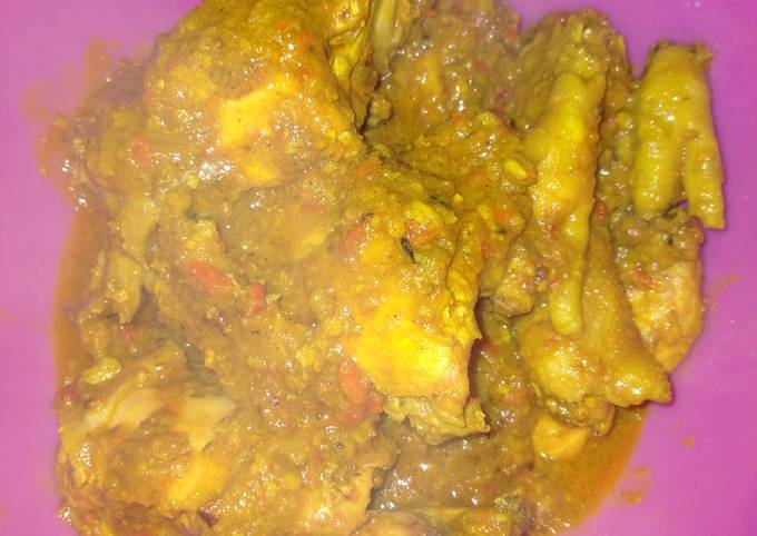 Cara Gampang mengolah Ayam bumbu rujak, Enak Banget