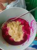 Jasuke saus buah naga,(mpasi 8m+)