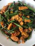 Kacang Panjang & Tempe Kecap | mediocrecook malewife