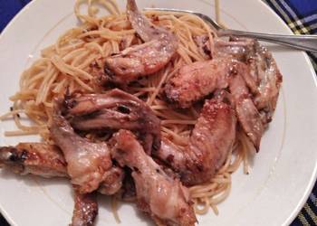 How to Recipe Delicious Pan fried chicken with macarroni
