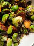 Brussels Sprouts with toasted pecans