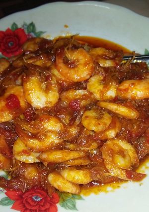 Foto resep Udang 🍤🍤Saos Padang