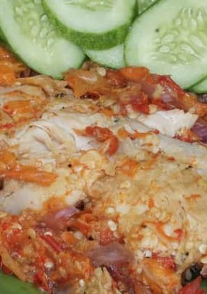 Foto resep Ayam penyet tanpa minyak #Diet #DEBM