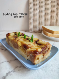 Foto resep Puding roti tawar gula aren