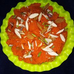 A picture of Rava kesari.