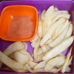 A picture of French fries.