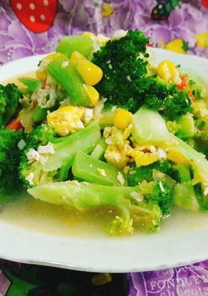 Foto resep Cah Brokoli Jagung Simpel