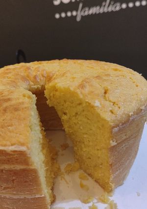 Foto de Bolo de milho com coco