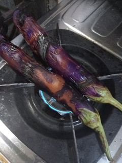 Foto resep Terong bakar + cocol sambal bawang