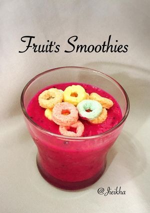 Foto resep Fruit's smoothies