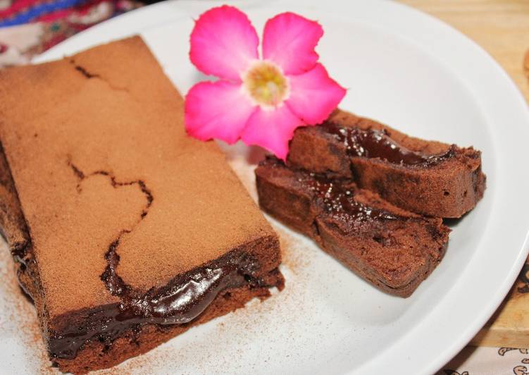 Langkah mengolah Brownies kukus milo melted yang Enak