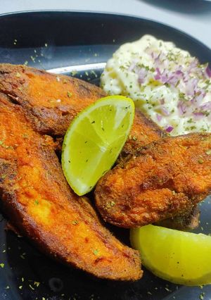 Ropogós pontyszelet sütőben sütve 🐟 recept fotója