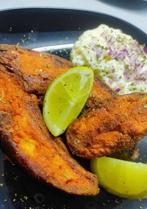 Ropogós pontyszelet sütőben sütve 🐟 recept fotója