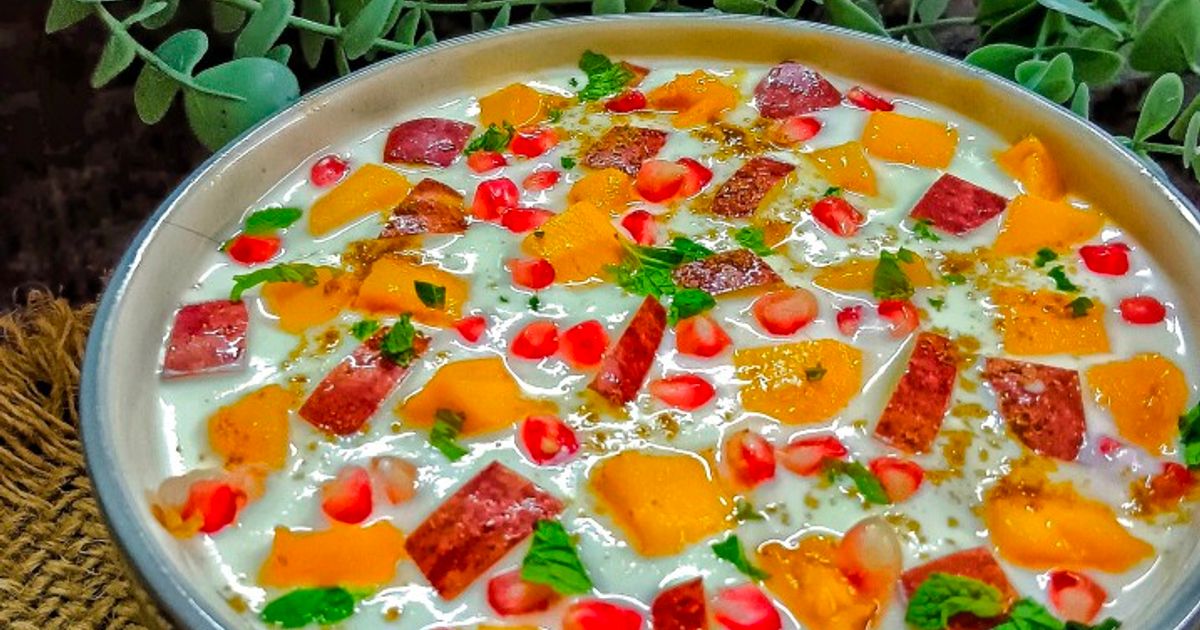 Healthy Mixed Fruit Raita Recipe By Sudha Agrawal