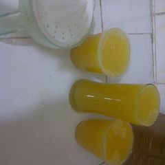 A picture of Fresh orange juice.