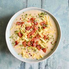 A picture of Baked Potato Soup.