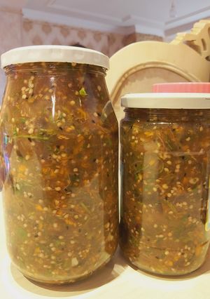 عکسی از دستور ترشی بادمجون لیته😋