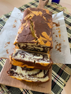A picture of Marble butter cake.