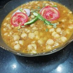 A picture of Chickpeas Curry.