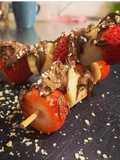 "Espetada de Fruta com Nutella"
