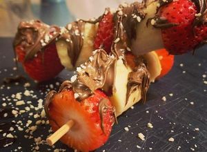 Foto de "Espetada de Fruta com Nutella"