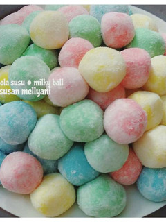 Foto resep Bola bola susu ● milky ball